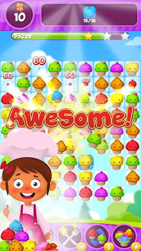Cupcake Crush: Match 3 Games screenshot 2