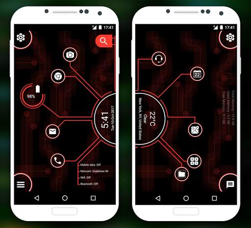 Curve Hi-tech Launcher 2021 Pro - Next Generation screenshot 4