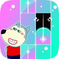 Wolfoo Piano Game Tiles logo