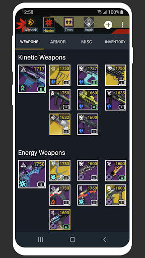 Vault Item Manager - Destiny 2 screenshot 1