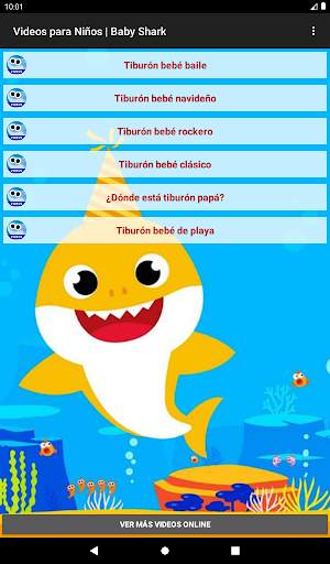 Videos para niños de Baby Shark screenshot 4