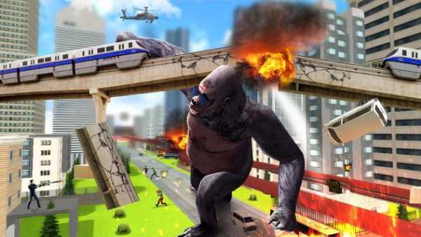 Angry King Kong Rampage: Gorilla Simulator Games screenshot 6
