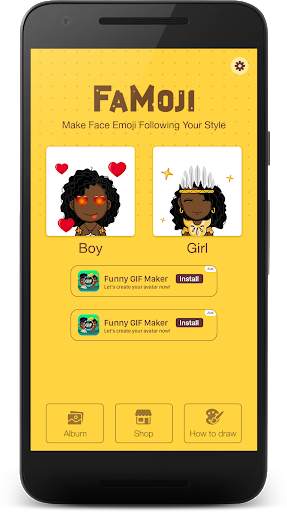 FaMoji Maker - Face Moji Meme for African Emoticon screenshot 1