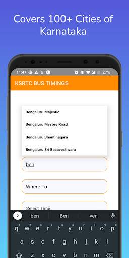 KSRTC  Bus Timings screenshot 2