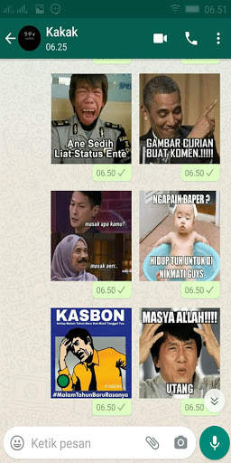 Stiker WA Lucu WAStickerApps screenshot 1