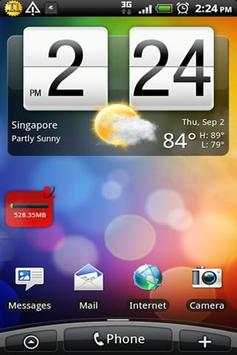 Singtel Mini BBOM Widget Beta स्क्रीनशॉट 1