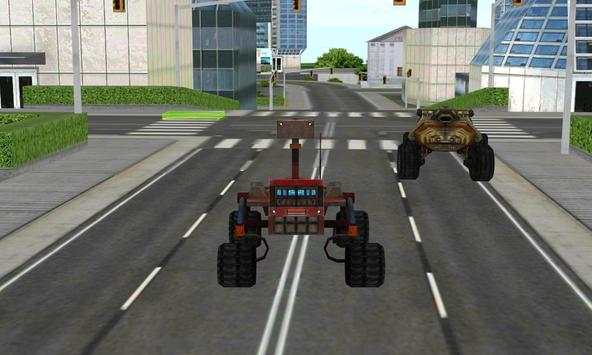 Sci Fi Future Robot Cars Sim screenshot 3