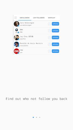 Unfollowers for Instagram,lost screenshot 1