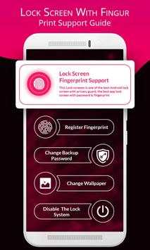 Lock Screen With Finger Print Support Guide screenshot 2