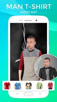Men T-Shirt Photo Suit screenshot 1
