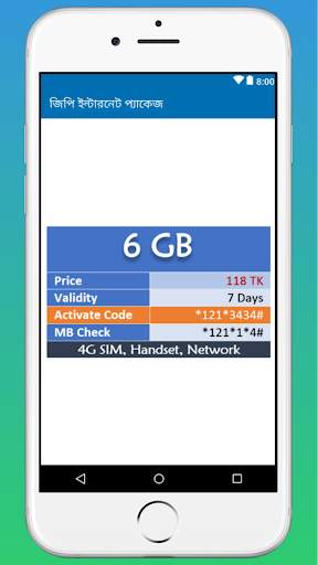 জিপি ইন্টারনেট প্যাকেজ screenshot 2