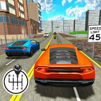 car driving games simulator 3d logo