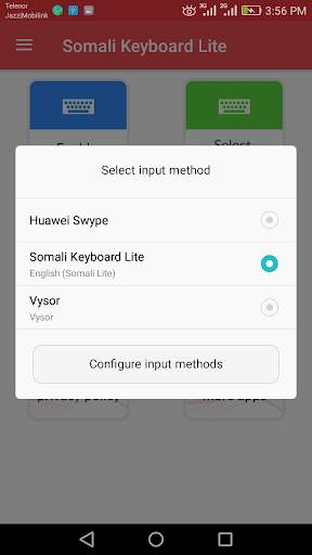 Somali Keyboard Lite screenshot 3