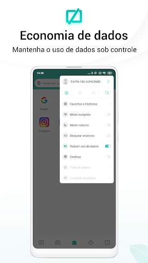 Navegador Mint - Rápido. Leve. Seguro. screenshot 6