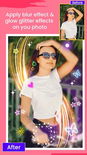 Glitter Art: Glitter Light Photo Effect screenshot 2