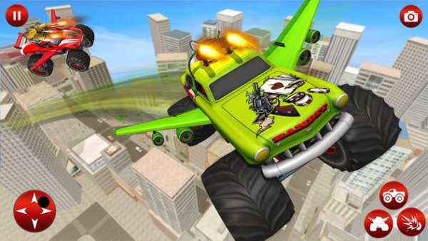 Flying Monster Car Super Moto Robot Transformation screenshot 1