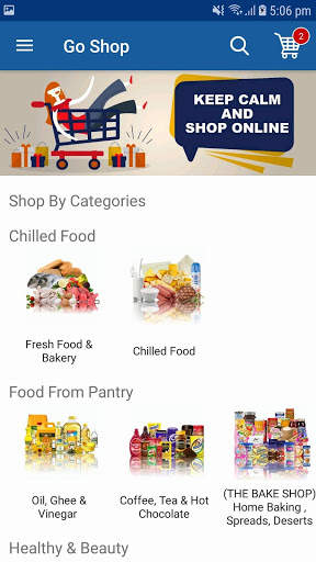 Go Shop - Supermarket for online shopping screenshot 1