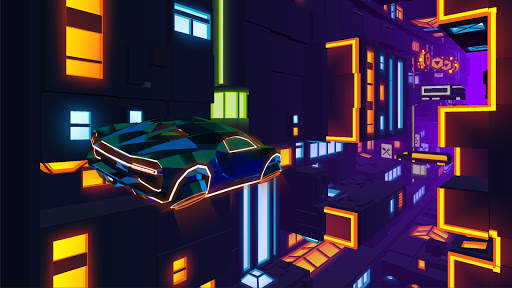 Neon Flytron: Cyberpunk Racer screenshot 8