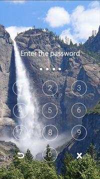 Screen Lock Theme Waterfall screenshot 4