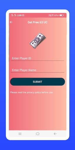 Free Uc And Royal Pass Metro S16 screenshot 2