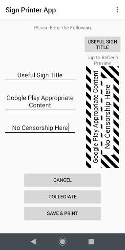 Sign Printer App screenshot 2