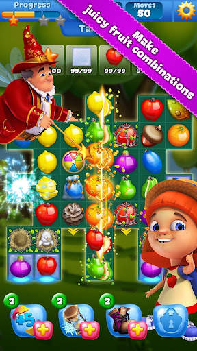 Fruit Land match 3 for VK screenshot 1