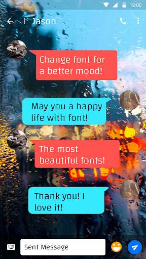 Glass Font for FlipFont , Cool Fonts Text Free 2 تصوير الشاشة