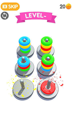 Color Sort 3D: Fun Hoop Stack Sorting Puzzle screenshot 4