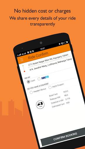 Ozone Taxi - Auto Taxi, Bike, Car Service screenshot 4