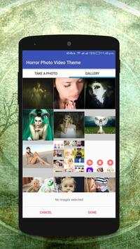 Horror Photo Video Maker Music screenshot 1