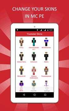 Youtuber Skins for MC PE screenshot 9