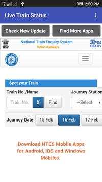 Live Train Status screenshot 1