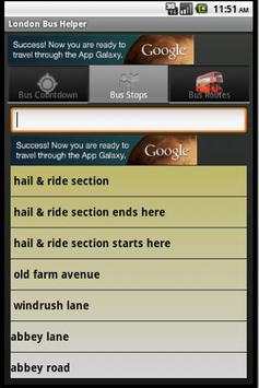 London 2012 Bus Mate screenshot 2