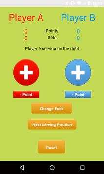 Mini Tennis Scorer स्क्रीनशॉट 1