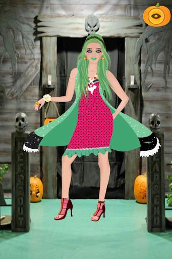 Halloween Girl Dress Up Game screenshot 4