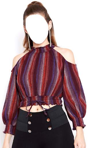 Women Crop Tops Photo Suit screenshot 9