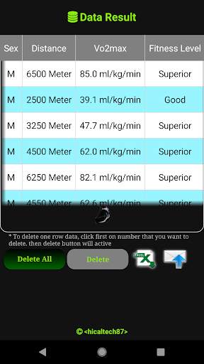 Balke Vo2max Test screenshot 2