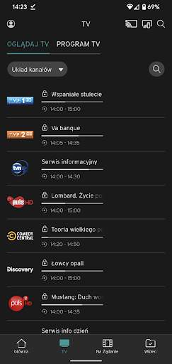 UPC TV GO screenshot 2