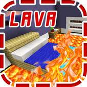 New Floor is Lava Mini-game. Map for MCPE 8.0