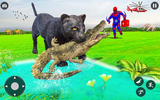 GT Superhero Police Robot Spider Animal Rescue screenshot 3