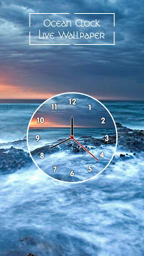 Ocean Clock Live Wallpaper screenshot 2