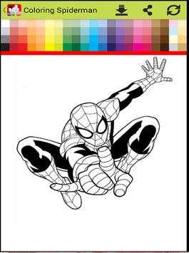 Coloring Spider-man : spiderMan games free screenshot 2