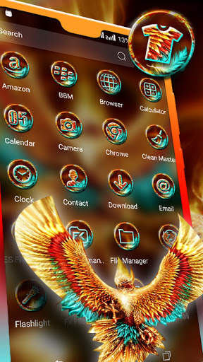 Fire Phoenix Theme Launcher screenshot 2