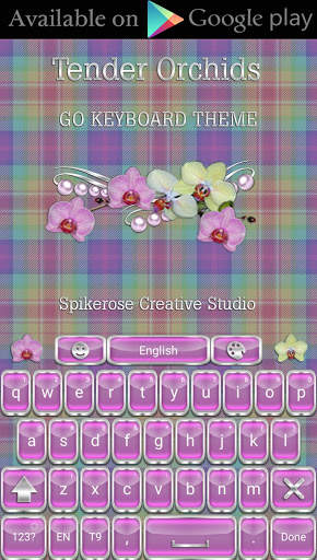 Tender Orchids 3D Next Launcher theme screenshot 4