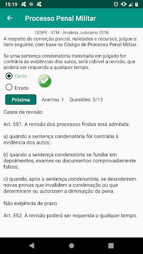 Processo Penal Militar 2023 screenshot 4