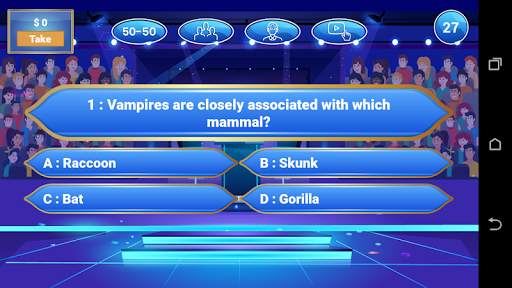 Millionaire Quiz - Fun Trivia Quiz Game screenshot 3