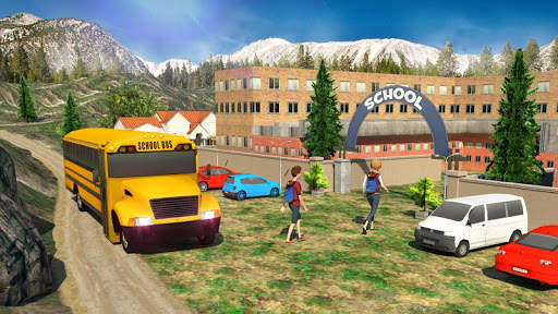School Bus: Up Hill Driving скриншот 6