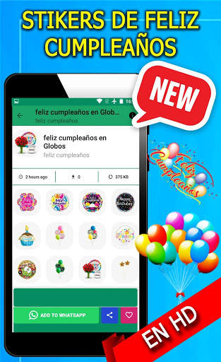 Birthday Stikers for Whatsapp screenshot 4