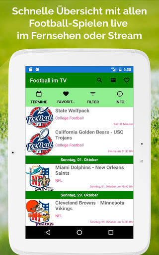 Football im TV live screenshot 11