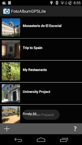 PhotoAlbum GPS Lite screenshot 1
